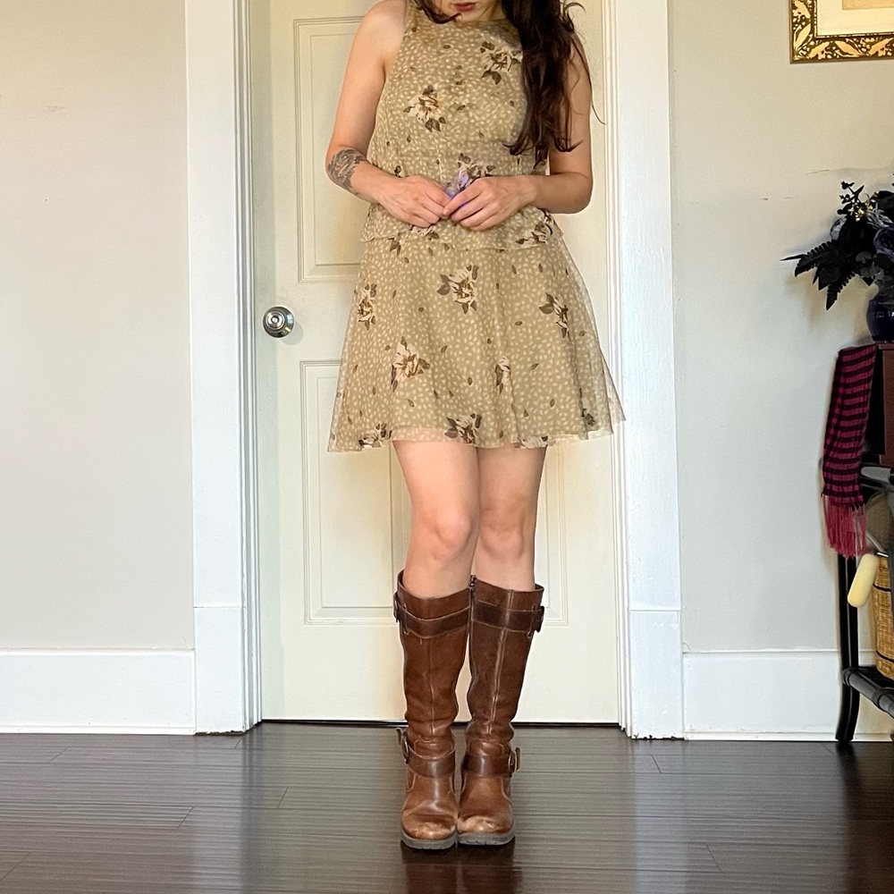 UO Kimchi Blue Mickey Floral Dress